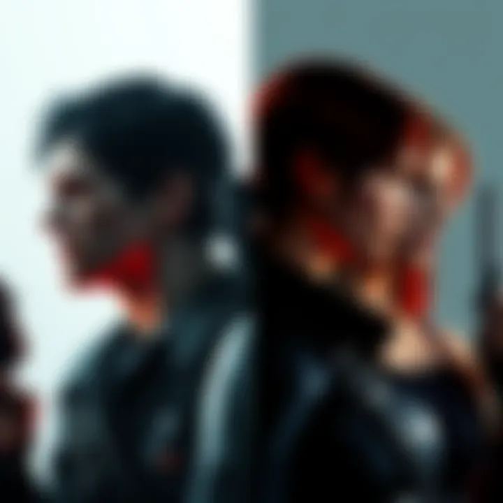 Comparison of male and female protagonists in Resident Evil, showing Chris and Leon alongside Jill and Claire