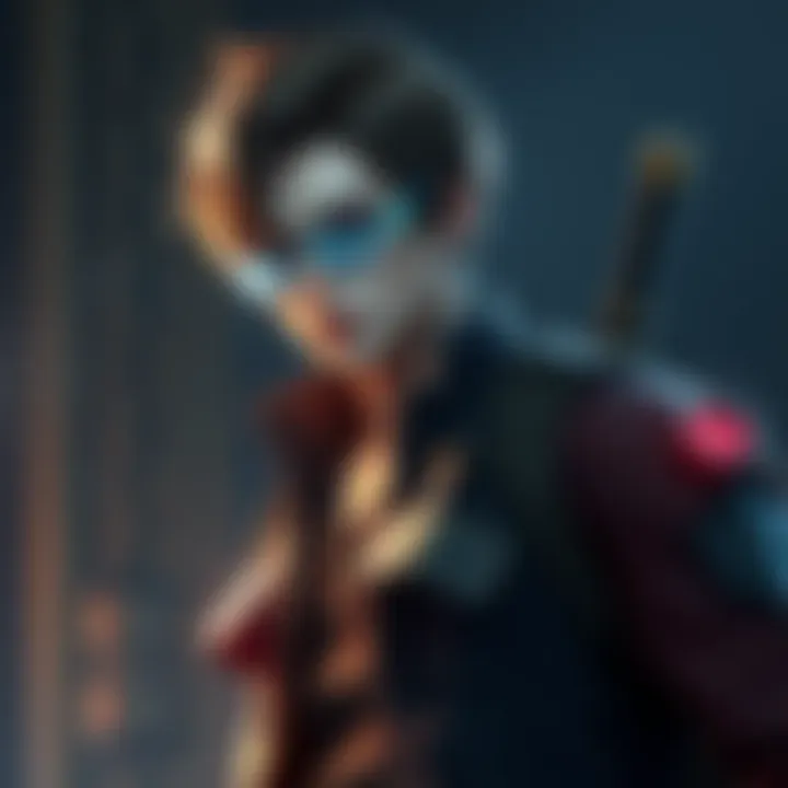 Genderbent Leon Concept Art Art showing a genderbent version of Leon from RE9, featuring a fresh design and unique style