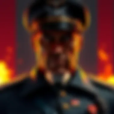 A depiction of General Winkler, dressed in a military uniform with a stern expression, showcasing his potential as a strong antagonist in the Wolfenstein series.