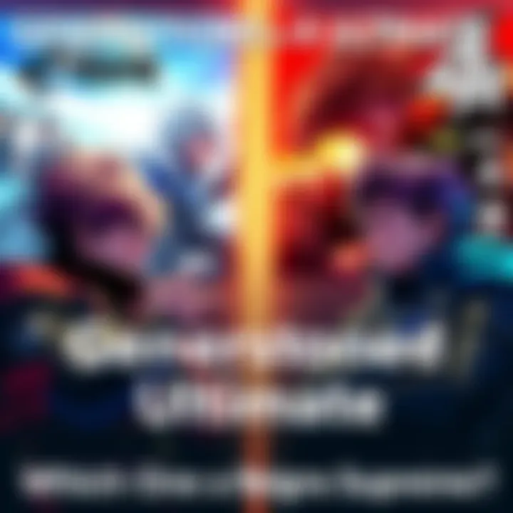 Two players discussing their favorite Monster Hunter games, Generations Ultimate and 4 Ultimate, with game posters in the background.