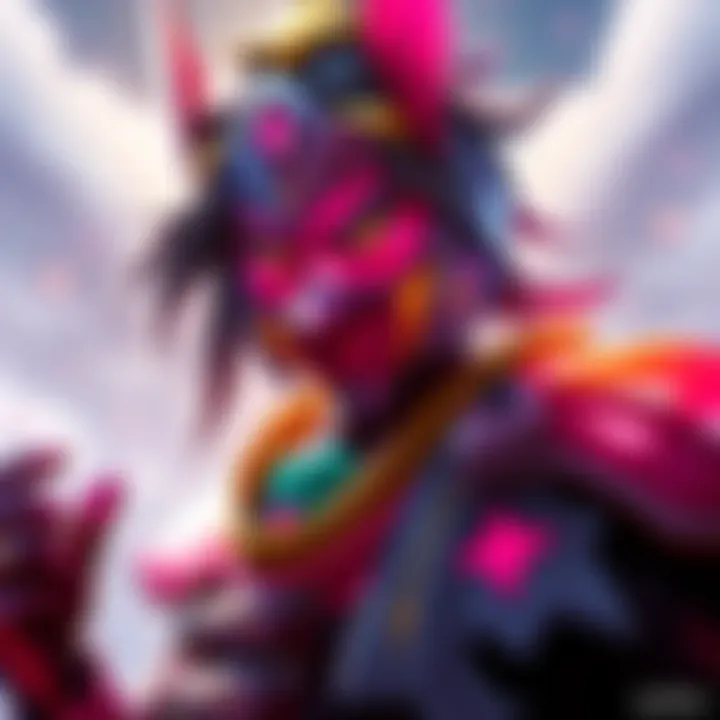 Genji Pacific All-Star Recolor Genji in a bright new skin from the 2018 Pacific All-Star event, showcasing vibrant colors and design elements.