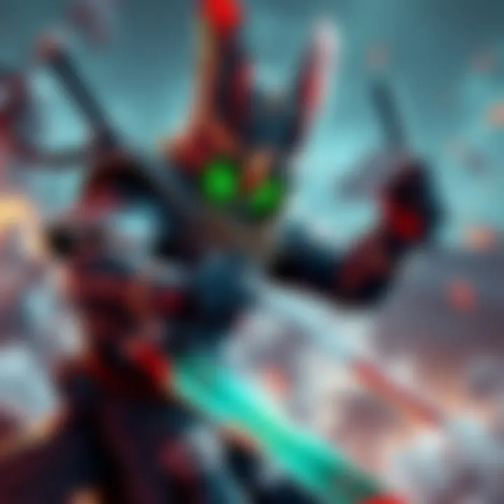 A skilled player controlling Genji, poised to engage enemies in an action-packed gaming scene.