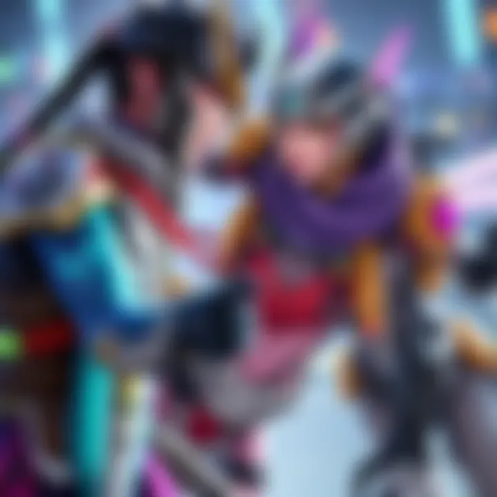 Genji facing off against Ashe and her robot Bob in a dynamic Overwatch scene, highlighting balance issues between their ultimates.