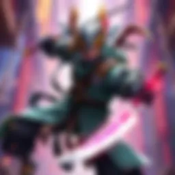 Genji in action as a hitscan Genji from Overwatch using his sword and shuriken in a dynamic pose, representing debate over his hitscan classification