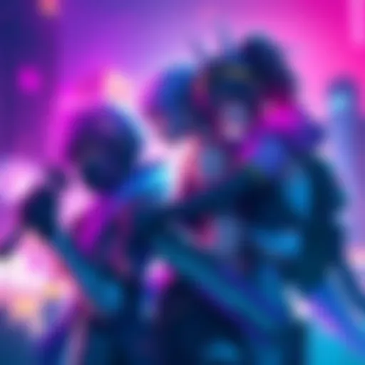 Art depicting Genji, Mercy, and Ana together, showcasing their LGBTQ relationship in a vibrant and colorful style