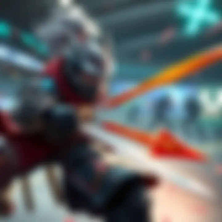 A skilled player showcasing Genji's swift movements and deflection abilities in a fast-paced gaming environment.