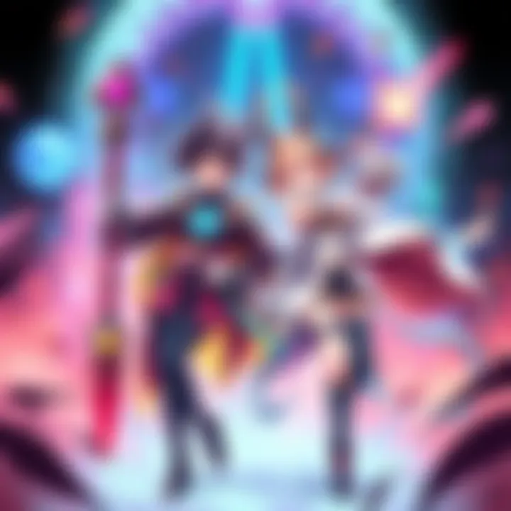 Artwork showing characters from Genshin Impact and Lies of P together in an exciting crossover scene