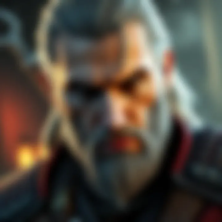 Geralt, a character in The Witcher 3, with a serious expression, reflecting emotional depth during a voice acting session with developers.
