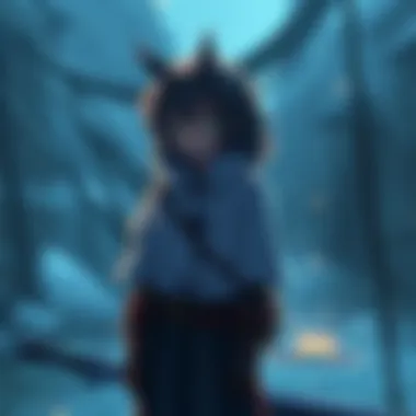 A disappointed character from Ghost of Yotei stands in a dull environment, showing a lack of excitement compared to the vibrant world of Game of Thrones.