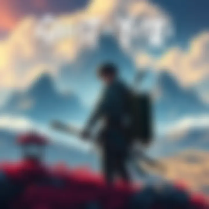 Cover art showing the main character of Ghost Of Yotei exploring a beautiful landscape with mountains in the background, featuring diverse scenery and elements of action.