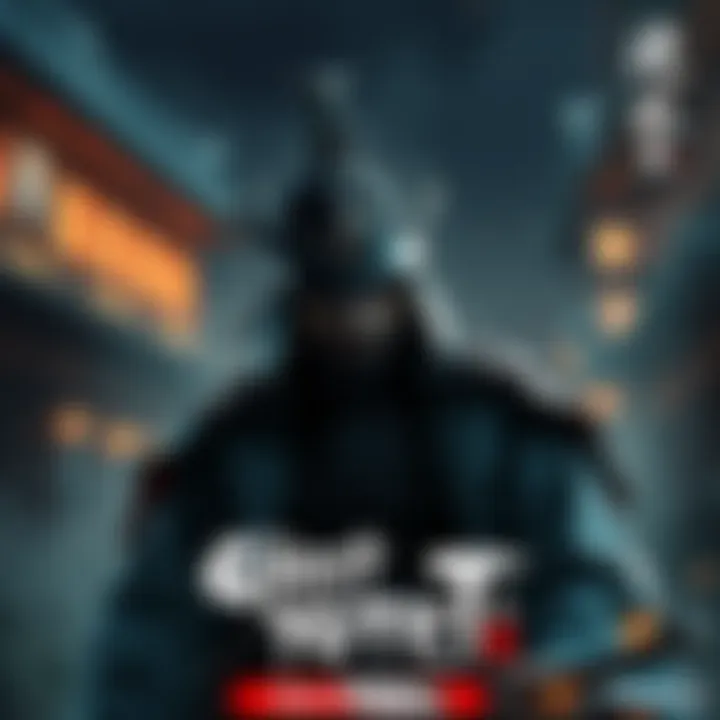 A dramatic scene featuring mercenary Atsu in 1600s Japan, with traditional architecture and a sense of adventure.