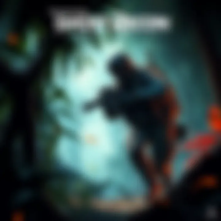 A soldier stealthily moves through a dense jungle in Ghost Recon Breakpoint, showcasing tactical gameplay and stealth mechanics.