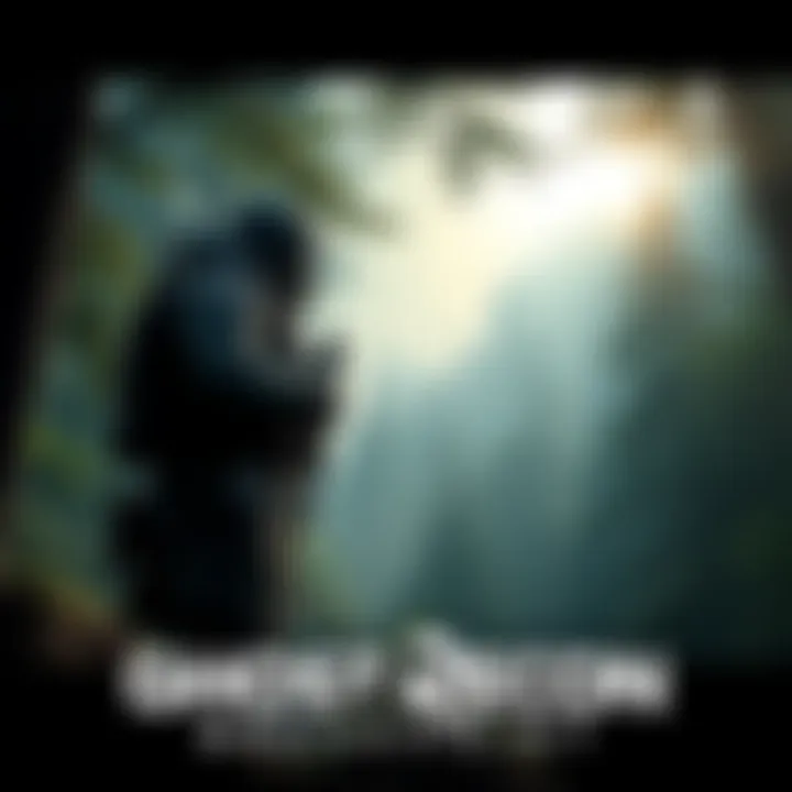 A view of a character in Ghost Recon Breakpoint standing in a dense forest with tactical gear, looking around cautiously, reflecting the game's engaging yet criticized environment.
