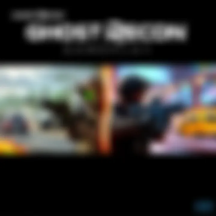 A split-screen image showing military simulation gameplay on one side and arcade-style gameplay on the other, highlighting the differences in style.