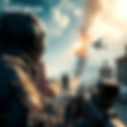 Ghost Recon third-person gameplay A character in tactical gear navigating an open world environment in a third-person view, representing the essence of Ghost Recon gameplay.