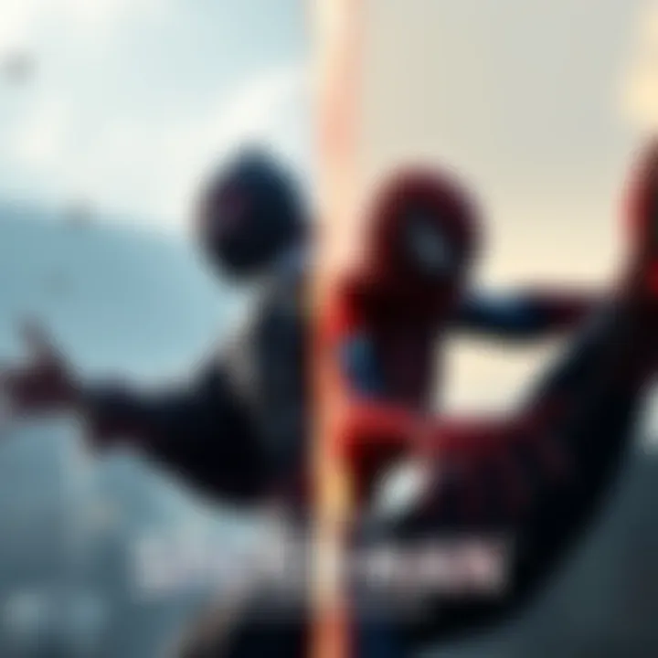 Side-by-side comparison of screenshots from Ghost of Tsushima and Spider-Man Remastered showcasing graphics and gameplay features