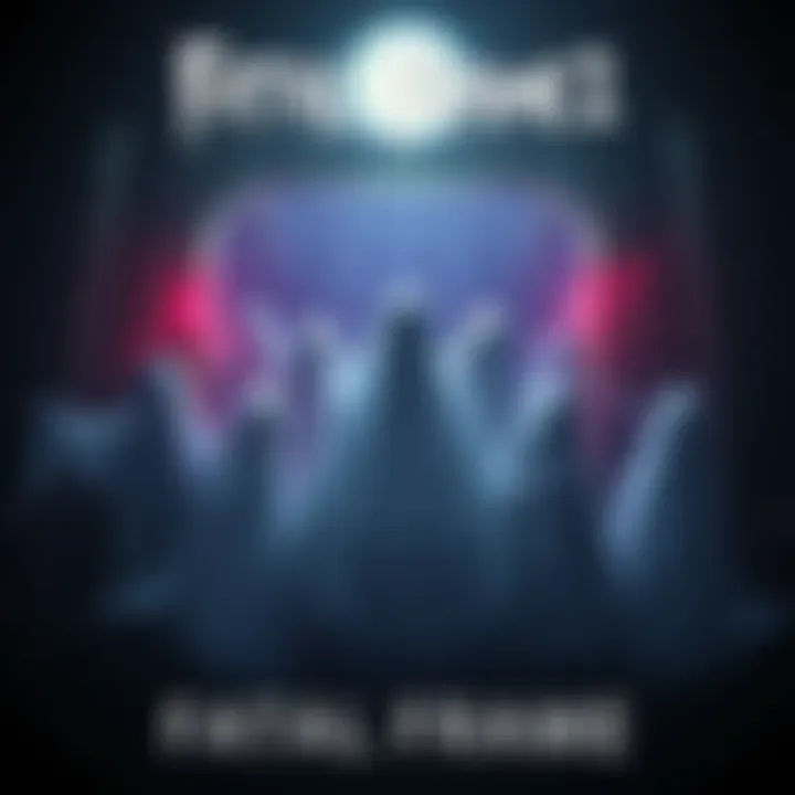 A collection of ghostly figures appearing in a haunted setting, representing the ghost list in Fatal Frame 2.