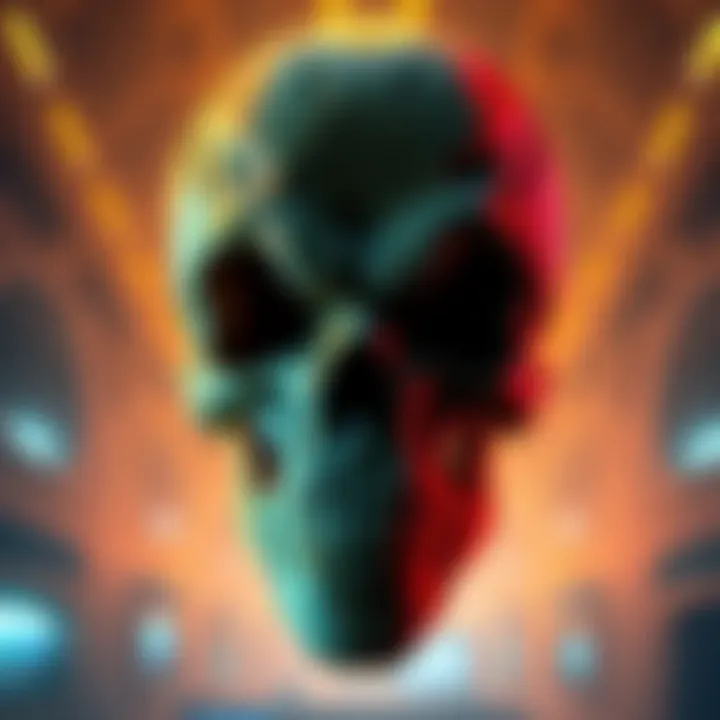 Giant Unidentified Skull from Fromsoft A large, detailed skull design featured in Fromsoft's latest game, capturing the attention of fans.