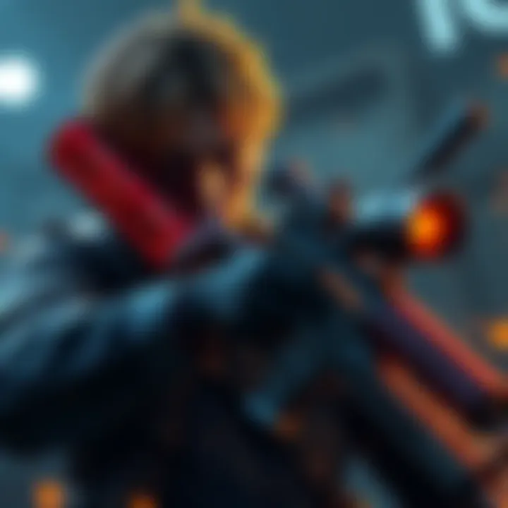 Gideon character holding an RPG weapon during intense gameplay in Resident Evil 9.