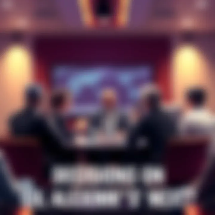 People discussing future options for Gil Alexander in a meeting setting