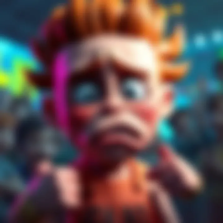 Gingy, a character in a game, looking frustrated and whiny, surrounded by mixed reactions from fans.