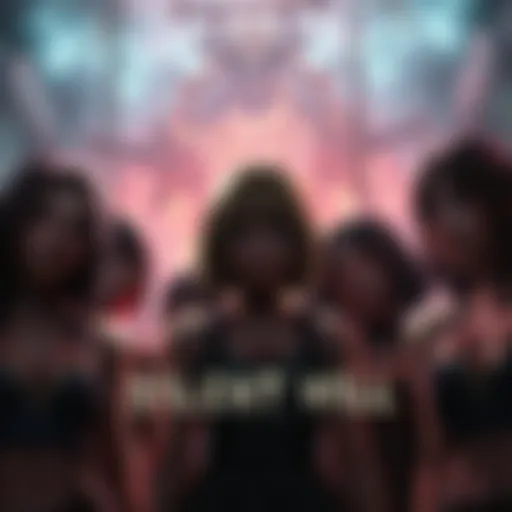 A group of girls in Silent Hill facing their fears, with determined expressions, ready to tackle challenges together.