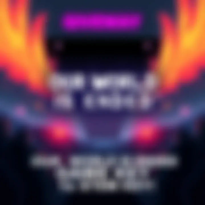 A promotional image announcing a contest to win a game key for Our World Is Ended, featuring the game's logo and details about how to enter.