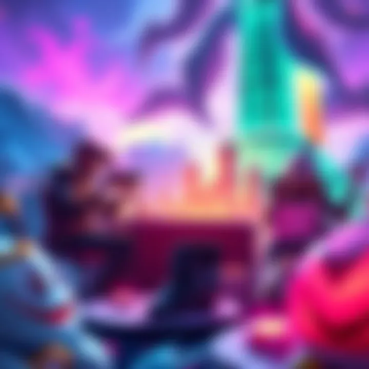 Giveaway Stream for Immortal Realms Kamil Cesaro hosting a giveaway stream with vibrant game graphics and fishing challenge visuals