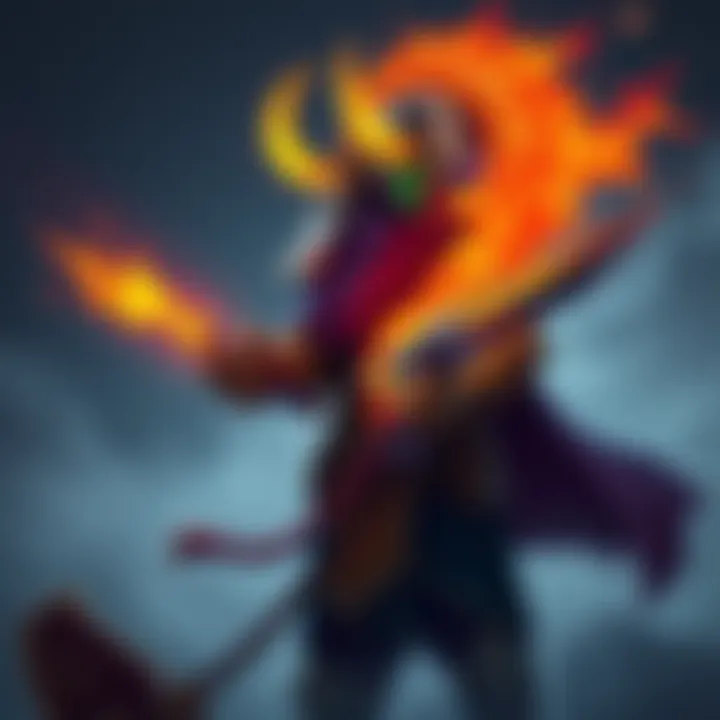 A solar warlock holding Gjallarhorn with selected weapon pairings, ready for a raid, showcasing enhanced DPS strategy.