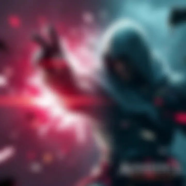 A character from AC Valhalla experiencing a glitch, blending action with elements from AC Shadows