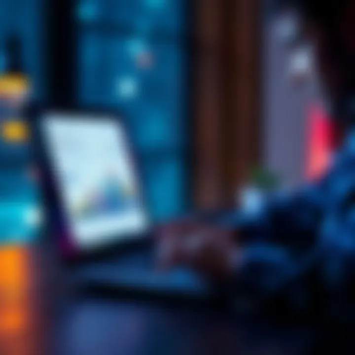 A person checking Gmail on a laptop while earning Microsoft Rewards points through Outlook access.
