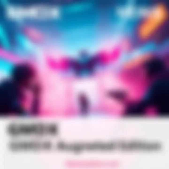 GMDX Augmented Edition Launch A vibrant scene showing the game's enhanced graphics and new gameplay features, including modern mods and adjusted hacking elements. Players are enjoying the upgraded experience in a futuristic setting.