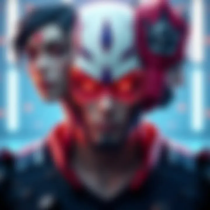 New character models for GMOD SIGNALIS showcasing customizable faces