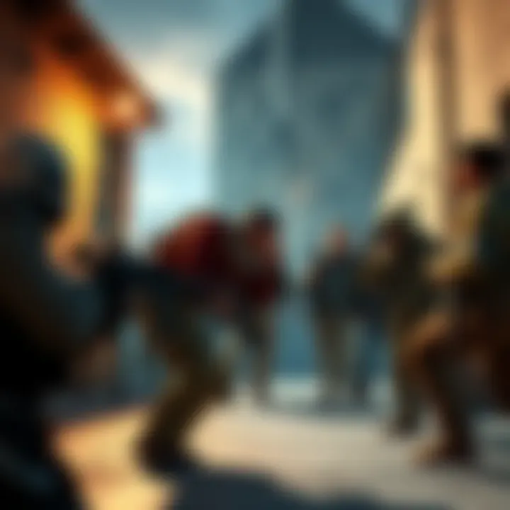 Players interacting with an Oblivion NPC in Garry's Mod Trouble in Terrorist Town gameplay