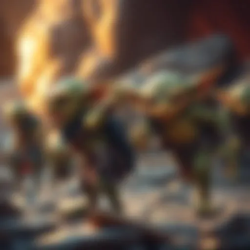 Goblins and Kobolds stand confidently in a fantasy setting, showing their resilience and strength.