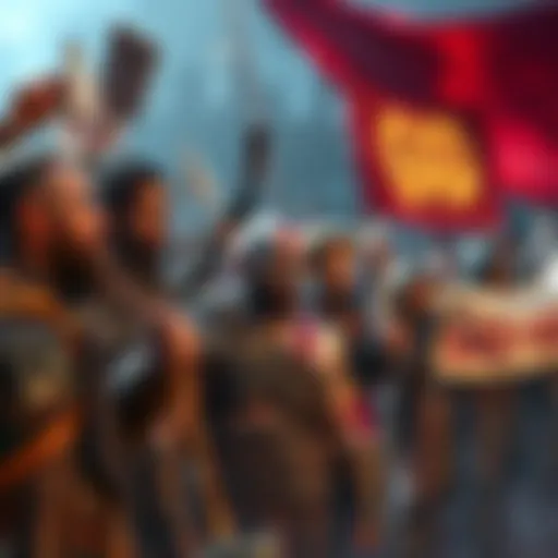 Gamers gathered together, sharing their frustrations about the new direction of the God of War series, with some holding banners calling for a return to classic gameplay.