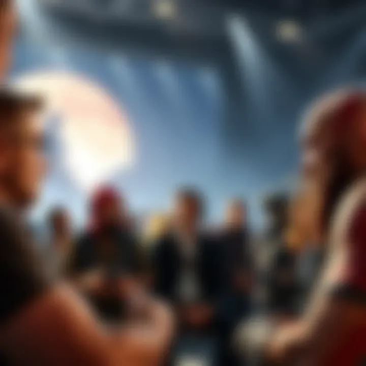God of War fans discussing humor in gaming A group of gamers sharing their opinions on the balance between humor and seriousness in video games, with God of War visuals in the background.