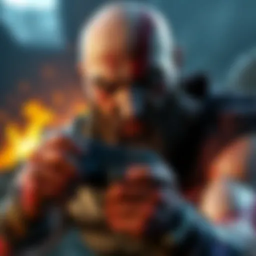 God of War gameplay frustration A player frustrated with God of War's controls and loot, holding a controller with a displeased expression