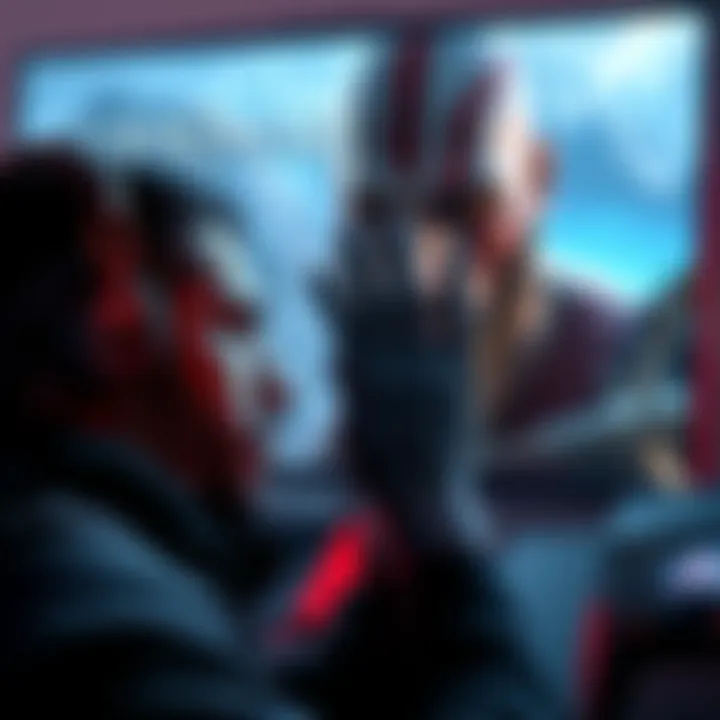 A gamer looks frustrated while checking save files on a PS5 console, with God of War game loaded on screen.