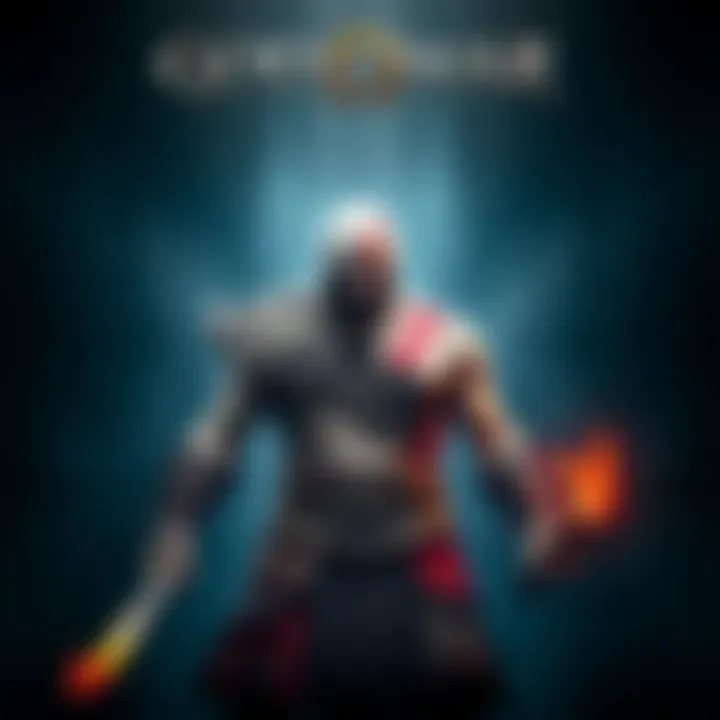 Cover art featuring Kratos, the main character, in a battle stance from the God of War trilogy, with dramatic lighting highlighting his armor and weapons.