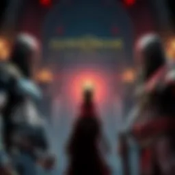 God of War Trilogy scene A scene showcasing iconic characters from the God of War Trilogy in a dramatic setting, hinting at a remake announcement.
