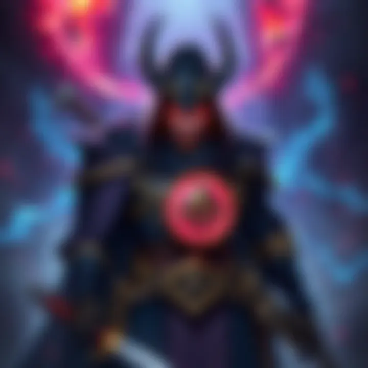 A powerful Warlock character named Godfrey the Betrayer stands ready for battle, with dark magical energies swirling around him, showcasing his new card reveal.