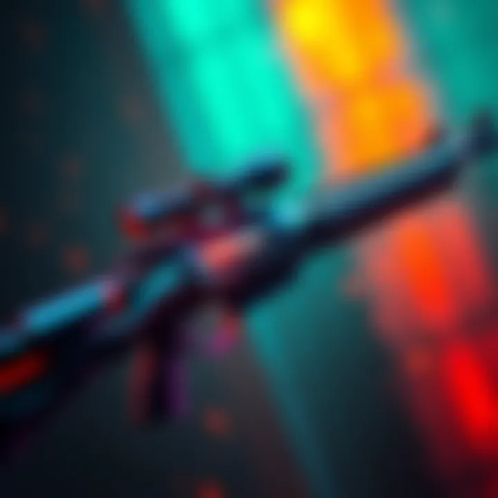 A detailed view of the Godroll Keystone 01 scout rifle showing its sleek design and features.