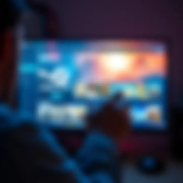 A person using the Heroic game launcher to add GOG games to their Steam library on a computer screen