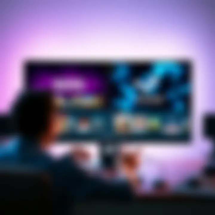A computer screen showing GOG and Steam game libraries side by side, with a user contemplating purchases