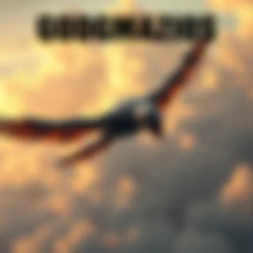 Wilds Gogmazios soaring through the sky, showcasing its oil attacks and aerial maneuvers.