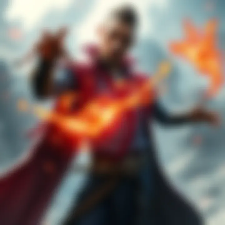 DnD character transforming with Gojo-like powers in a fantasy setting