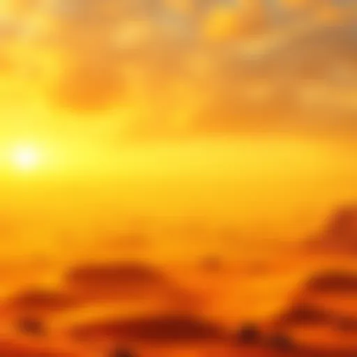 A view of the transformed golden environment in Crimson Desert, showcasing bright colors and new scenery.