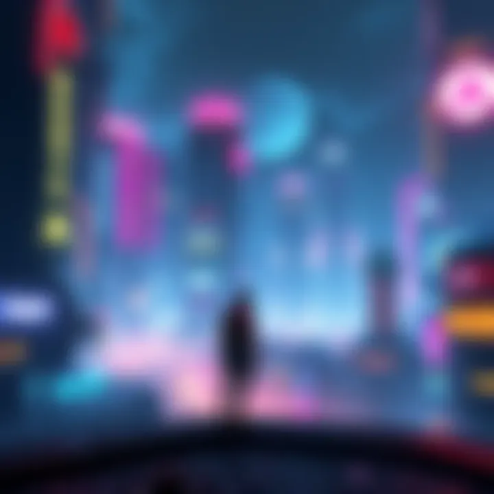 A player stands in a futuristic cityscape, reflecting on their gaming journey after spending 1000 hours in the game. The neon lights and towering buildings of Night City surround them, symbolizing the...