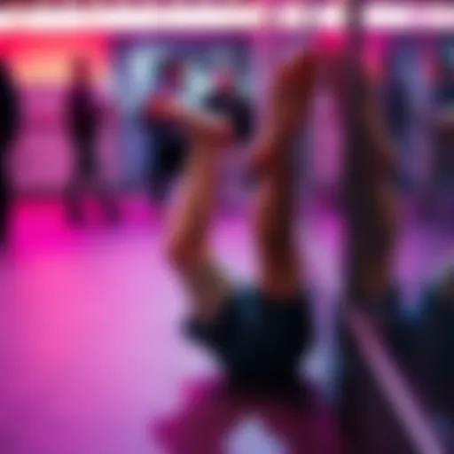 A pair of goofy legs humorously stuck in an awkward spot, making people laugh